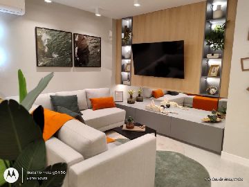Sala de TV decorado 