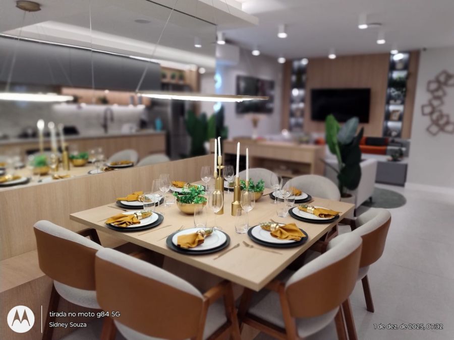 Sala de jantar decorado